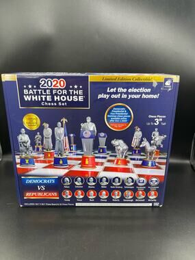 2020 Battle for the White House Chess Set by Bulbhead